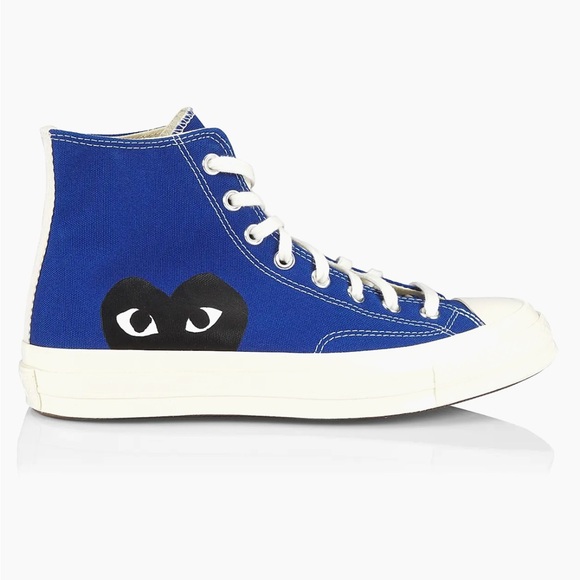 Converse Shoes - Converse Comme des Garçons PLAY High-Top Sneakers Size Women’s 8